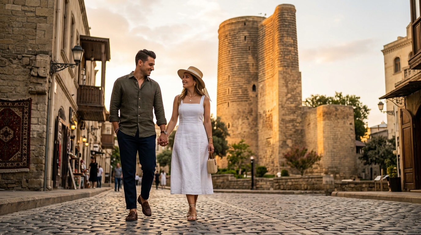 Ancient Icherisheher — Guided Walk Through UNESCO-Listed Cobblestone Alleys and Medieval Caravanserais